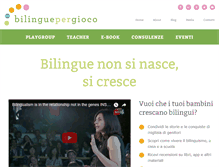 Tablet Screenshot of bilinguepergioco.com